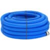 Uponor 160/145 mm PE-drænrør med 2,3 x 7 mm slids, 50 m, blå